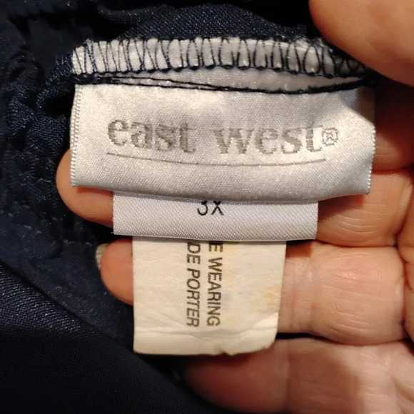 East West NWT Women's Petite Navy Blue Dress Pants in Size 3X - Picture 2 of 8